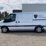 Autobelettering Ford Transit, Groessen