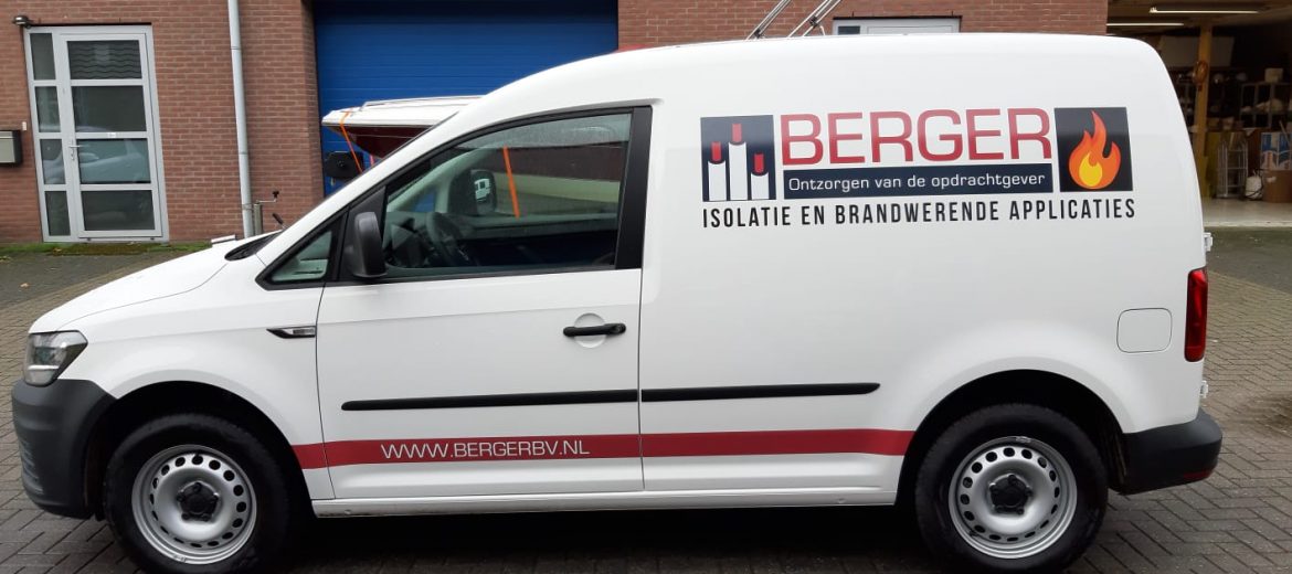 Autobelettering Volkswagen Caddy, Almere