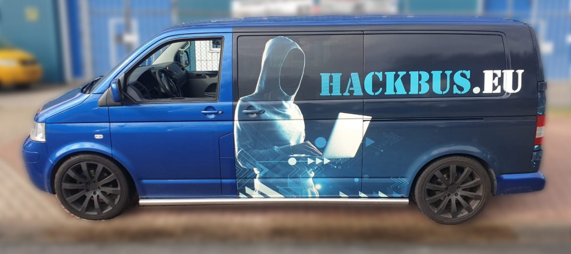 Autobelettering VW Transporter, Almere