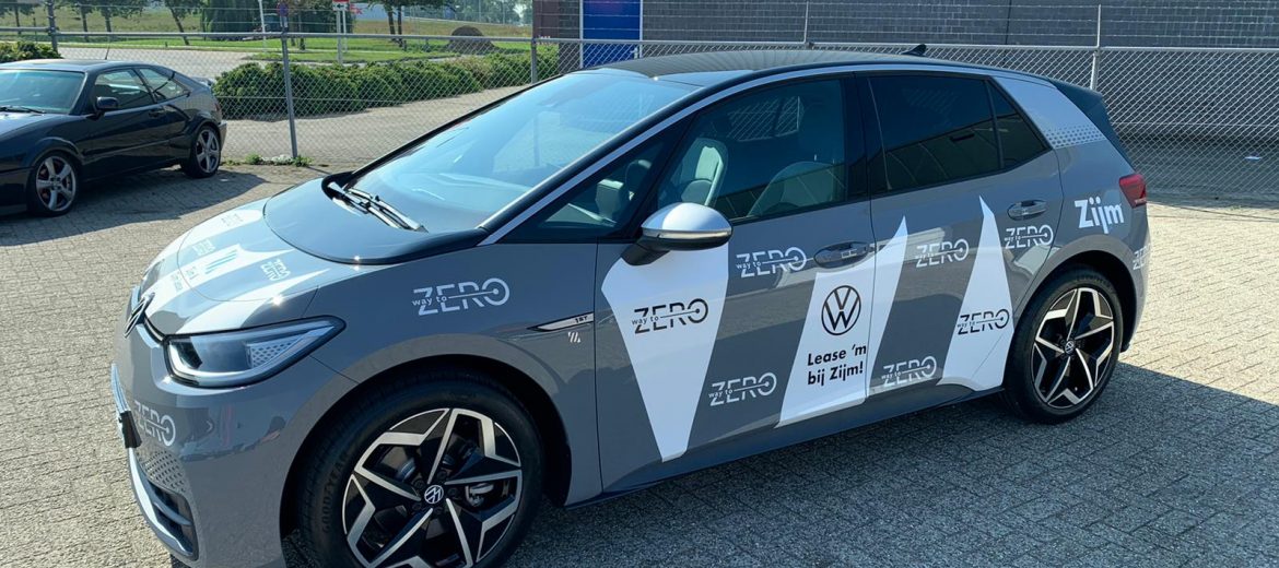 Autobelettering Volkswagen ID3, Arnhem
